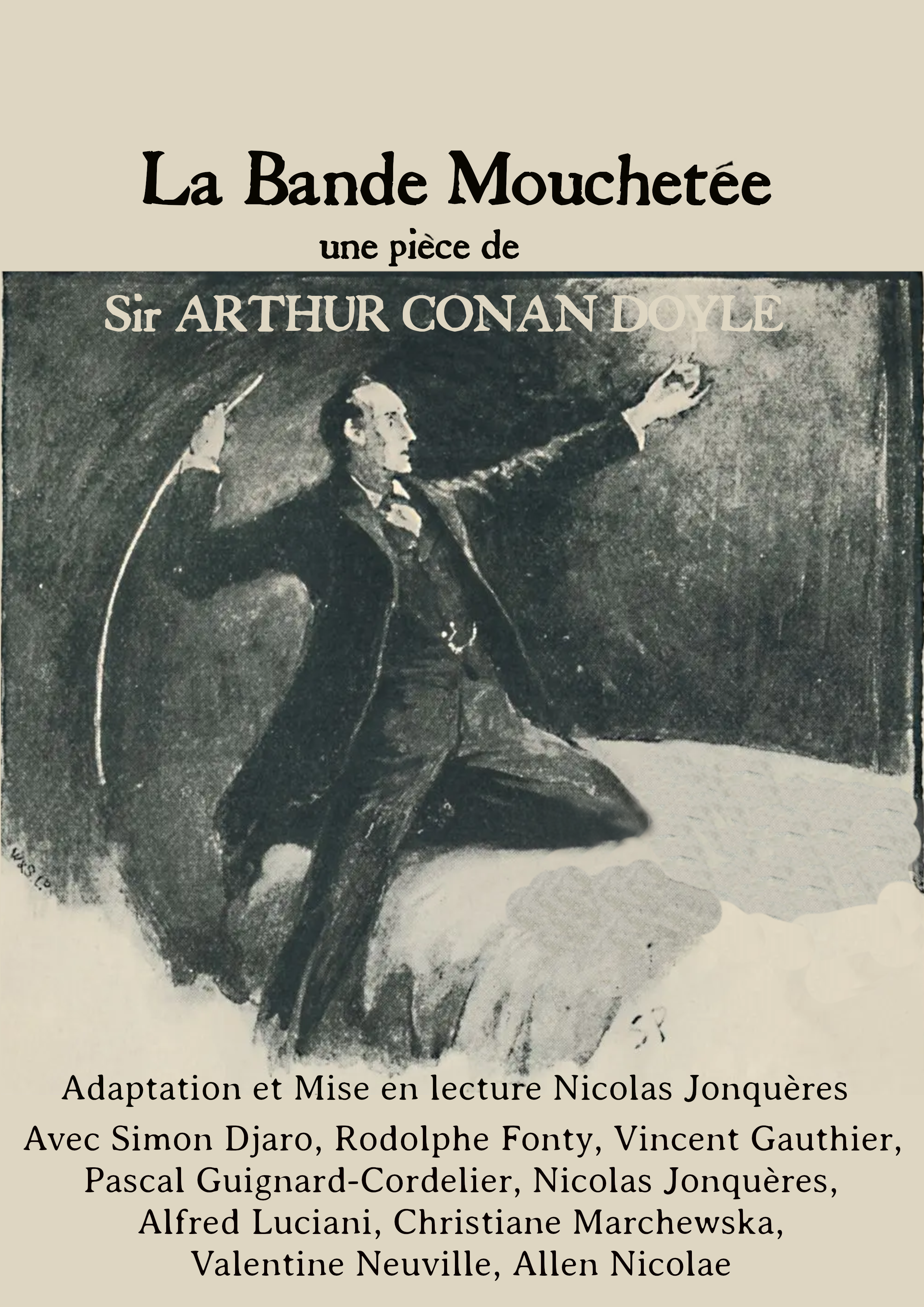 Affiche la bande moucheté